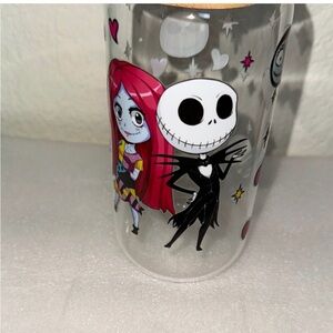 Nightmare Before Christmas Glass Tumbler